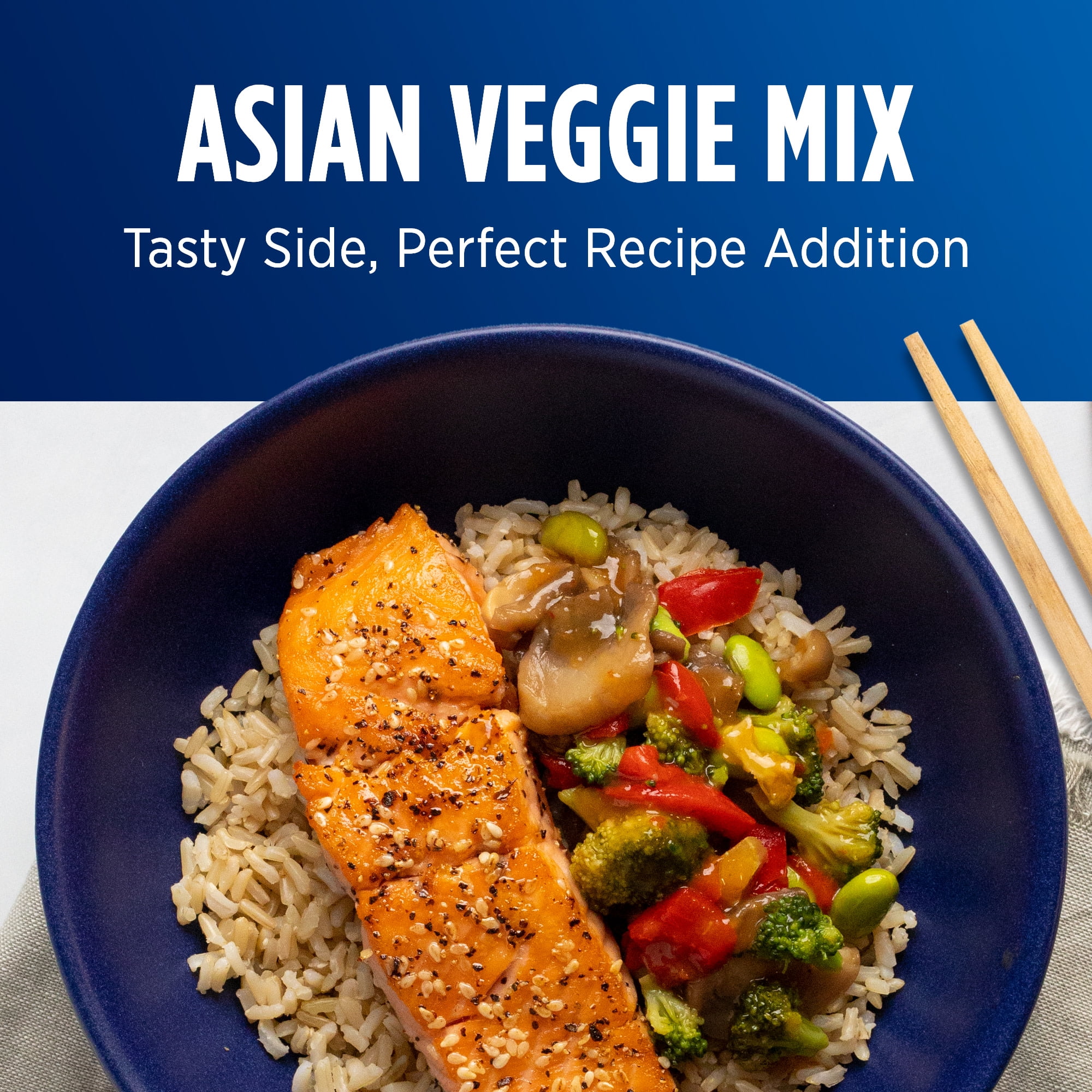 Birds Eye Fusions Asian Mix Sesame Soy Sauce, Frozen Side, 11 oz. Bag