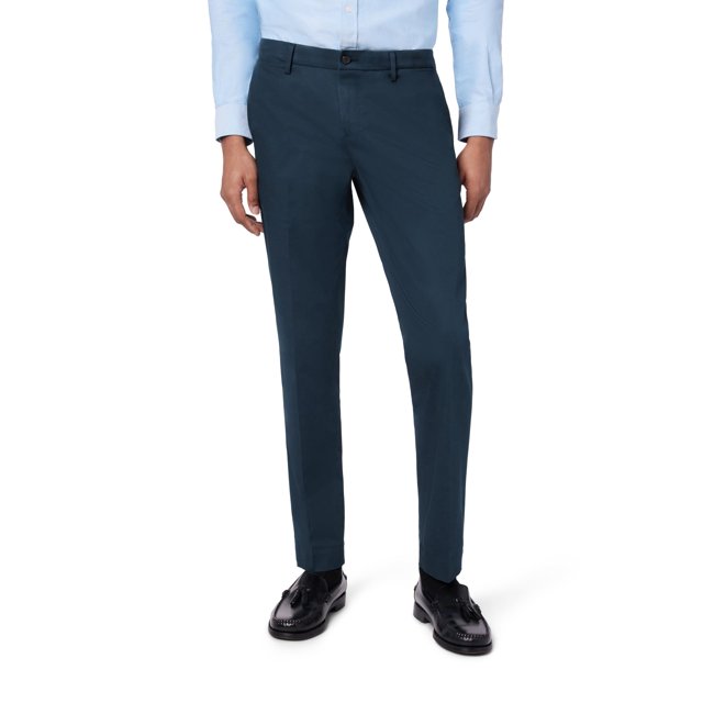 Brooks Brothers - Pantalones Chinos Ajustados para Hombre, Marino, 34W x 32L