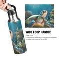 thumbnail image 4 of Big Turtles Corals Underwater Sports Bottle with Straw Stainless Steel Water Jug Portable Thermal Cup Leak-proof 600ML, 4 of 9