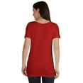 thumbnail image 4 of Inkmeso T-shirt Basique Col en U Été Manches Courtes Coton Uni Femmes, 4 of 7