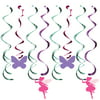 Floral Fairy Sparkle 4 1/2"W x 39"H Dizzy Danglers,Pack of 5,6 Packs