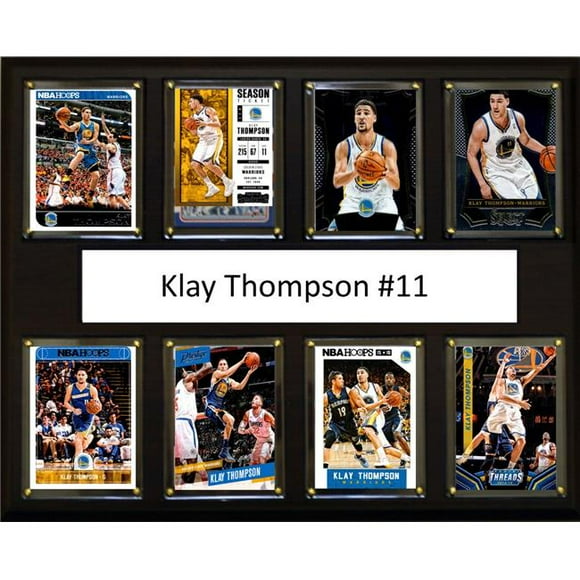 C&I Collectables 1215THOMPSON8C NBA 12 x 15 in. Klay Thompson Golden State Warriors 8-Card Plaque