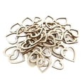 thumbnail image 1 of Wooden Hearts Decor Hollow Heart Craft for Decoration 100Pcs, 1 of 3