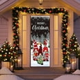 thumbnail image 5 of Beautynvta Christmas Door Cover, 35''x71'', Christmas Gnomes Front Door Cover Hanging Door Banner Cute Gnomes Merry Christmas Backdrop Christmas Party Hanging Decoration, 5 of 9