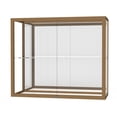 thumbnail image 3 of Waddell 2282PB-BZ Champion 36 x 30 x 14 in. Wall Case with Four 14 in. Half-Length Shelves, Plaque Back - Dark Bronze, 3 of 7