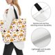 thumbnail image 3 of Balery Thanksgiving Bolsa Tote Estilo Estético con Cremalleras, Bolsa de Hombro, Bolsa de Compras Grande y Plegable, 3 of 8