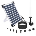thumbnail image 1 of Labymos 10V/5W Solar Powered Fountain Pump Water Pump with Adjustable Solar Panel DIY Birdbath Fountain, 1 of 8