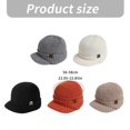 thumbnail image 3 of Premium Knit Equestrian Hat Warm Lined Ear Protection Unisex Design For Cold Weather White, 3 of 4