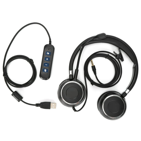 Binaural Headset, Communication Headset Long Use For Communication For Office