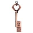 thumbnail image 1 of Memoria USB portátil de metal retro con forma de corazón, 2 GB, para almacenamiento de información, 1 of 14