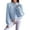 Blue, variant on Turtleneck Sweatshirt Tunic Sweatshirt Casual Long Sleeve Pullover Sweaters Crew Neck Oversized Ribbed Knit Fall Winter Sweater Solid Sweatshirt Running Sweatshirts Tunic Sweater Black L