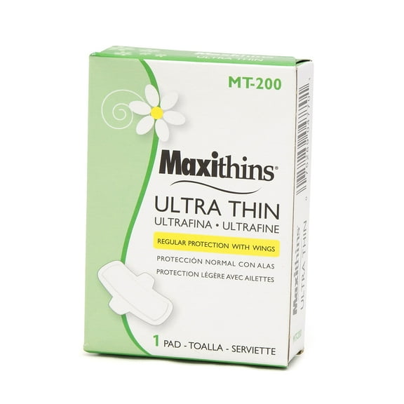 Maxithins Maxi Pad Ultra Thin with Wings Vended Feminine MT-200