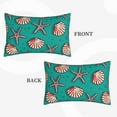 thumbnail image 4 of EasygdpStarfish And Shell Polyester Fiber Double-Sided Pillowcase,Super Soft,Comfortable And Luxurious Pillowcase,Not Easy To Break Or Deform- 14"X20", 4 of 9