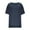 Navy, variant on Ltctricy Women's Oversized T Shirts Short Sleeve Crew Neck High Low Hem Solid Color Soft Casual Tee Tops Summer Tunic Blouses