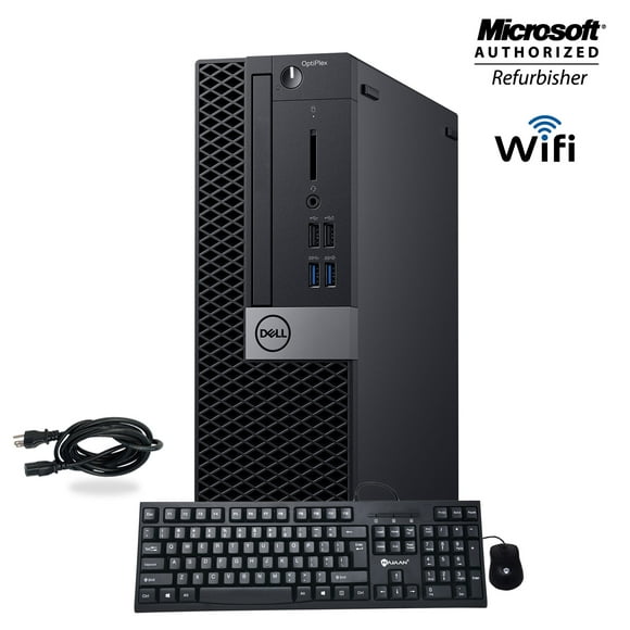 Dell Optiplex 5040 Desktop PC, Intel Core i6-6500 -3.2 GHz, 16 GB RAM, 1TB HDD, WiFi, Windows 10 Pro, Display Port, Keyboard & Mouse, Win10 Pro