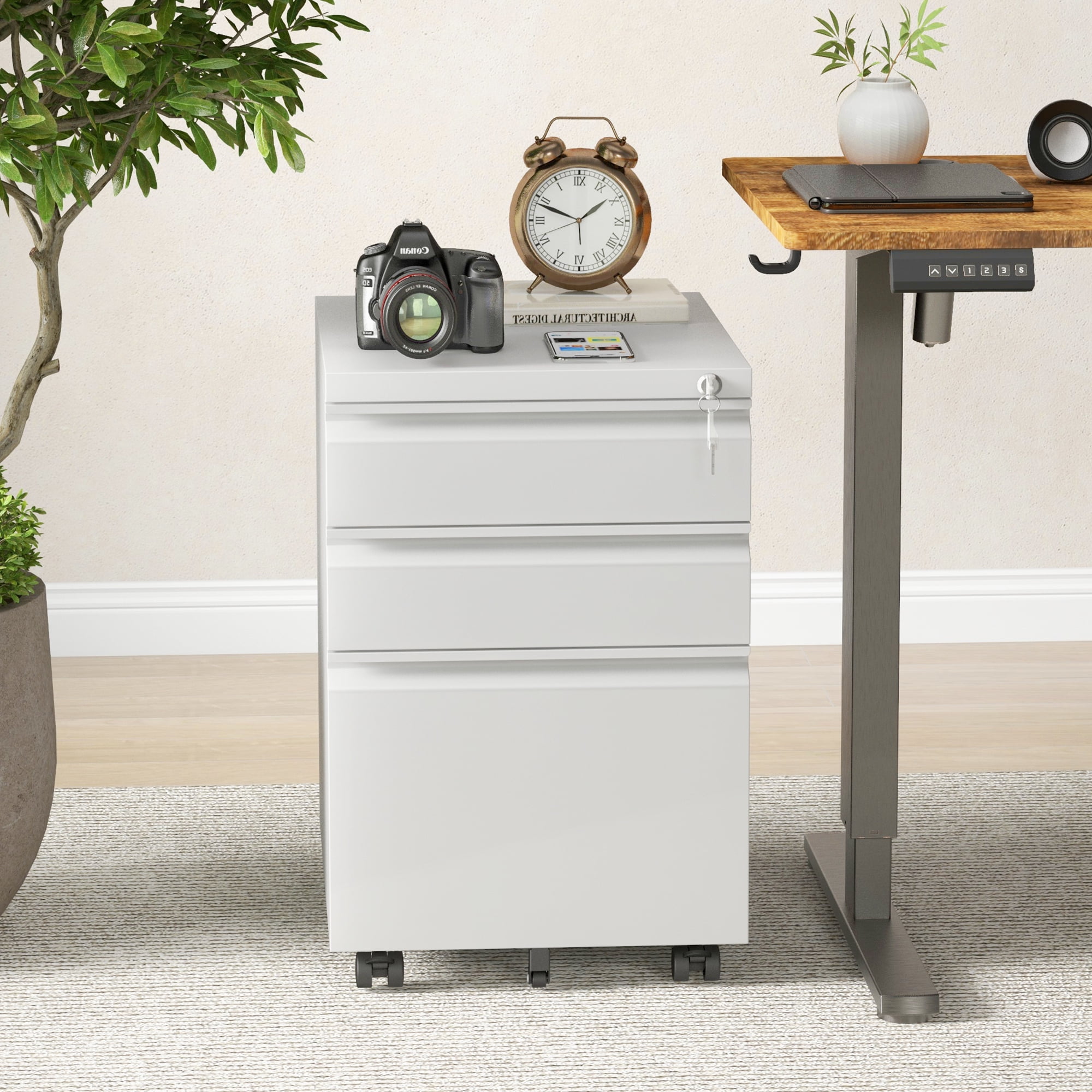 3Drawer Rolling File Convenient Storage Solution for Home or