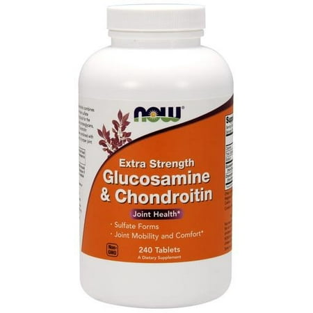 Glucosamine Chondroitin 240 Tabs - Glucosamine & Chondroitin 750mg/600mg per Tab Now Foods 240 Tabs