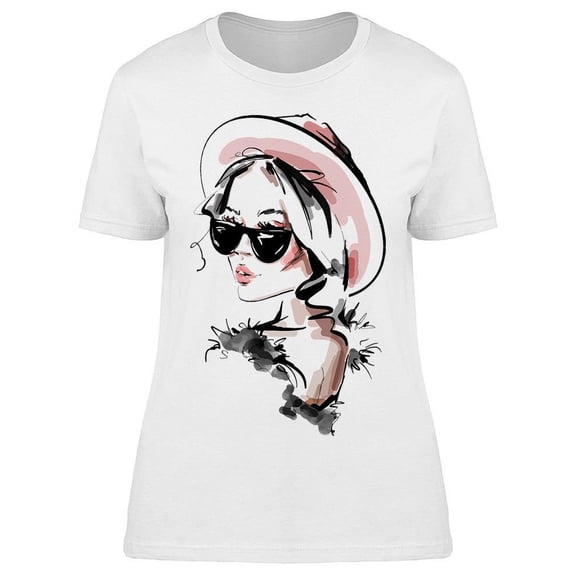 Cute And Stylish Woman T-Shirt Women -Image by Shutterstock, Female Small