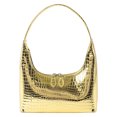 thumbnail image 1 of Bolso clásico retro compras informal que combina con mano patrón PU asa superior para mujer uso diario en la oficina color sólido, 1 of 9