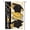 Black, variant on Congratulations on the graduation garden flag, 12x18 inch double-sided polyester, graduation hat, graduation ceremony class, 2026 size outdoor decoration