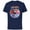 Navy, variant on Captain America Symbol of Truth Sam Wilson - Short Sleeve Cotton T-Shirt for Adults - Customized-Navy