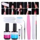 thumbnail image 5 of Professional 1 Set Fiberglass Extension Nail Art Tool Set Manicure Kits, 5 of 8