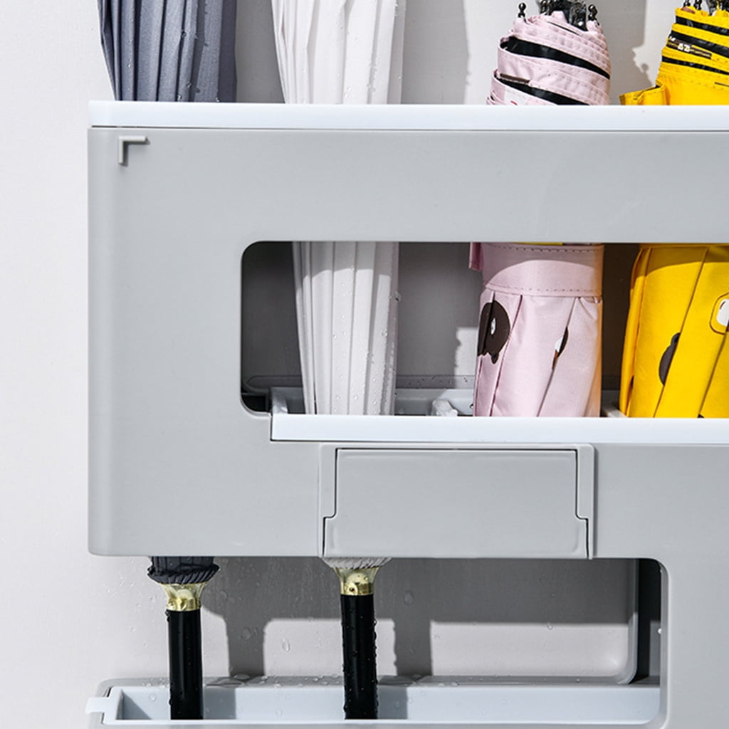 lanema Wall Mounted Umbrella Stand Rack 5-Shape Umbrellas Storage Holder Shelf for Home Office Hotel Hanger Organizer