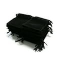 thumbnail image 1 of Qarigey 100 Uds. Bolsa con cordón para joyería, bolsa para joyería, almacenamiento de franela, embalaje de abalorios, bolsas de boda para fiesta de Ropa, zapatos y accesorios Miscelánea Negro Qarigey AP015680-01, 1 of 6