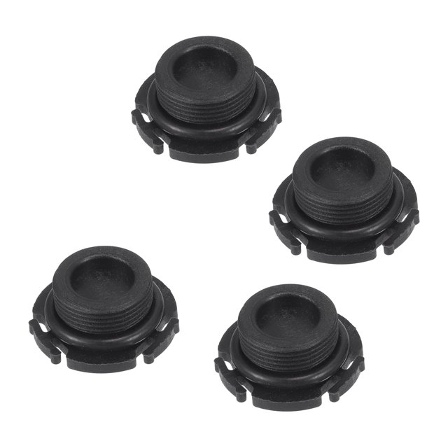 Reparación de rosca del tapón de drenaje de aceite Unique Bargains No.11137605018 para BMW 228i 2.0L L4 - Gas 2014-2018 Plástico Negro 4 Pcs