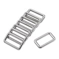 thumbnail image 1 of Unique Bargains 31x15mm Rectangle Buckles Zinc Alloy Silver Tone 8Pack, 1 of 5