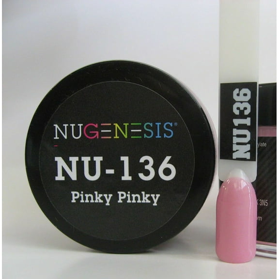 NUGENESIS Nail Color Dip Dipping Powder 1.5oz/jar - NU136 Pinky Pinky