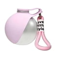 thumbnail image 2 of Botella agua para perros acero inoxidable gran capacidad, con recipiente plegable, 285 ml, durabilidad profesional, dispensador agua para Rosa, 2 of 8