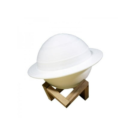 

Saturn lamp smart home night lamp LED lamp creative desk lamp 3D bedside lamp birthday gift (charged 300mA) clapping three color 13cm