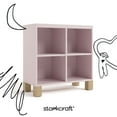 thumbnail image 6 of Storkcraft California Cube Organizer Children's Bookcase, Blush with Driftwood, 6 of 11