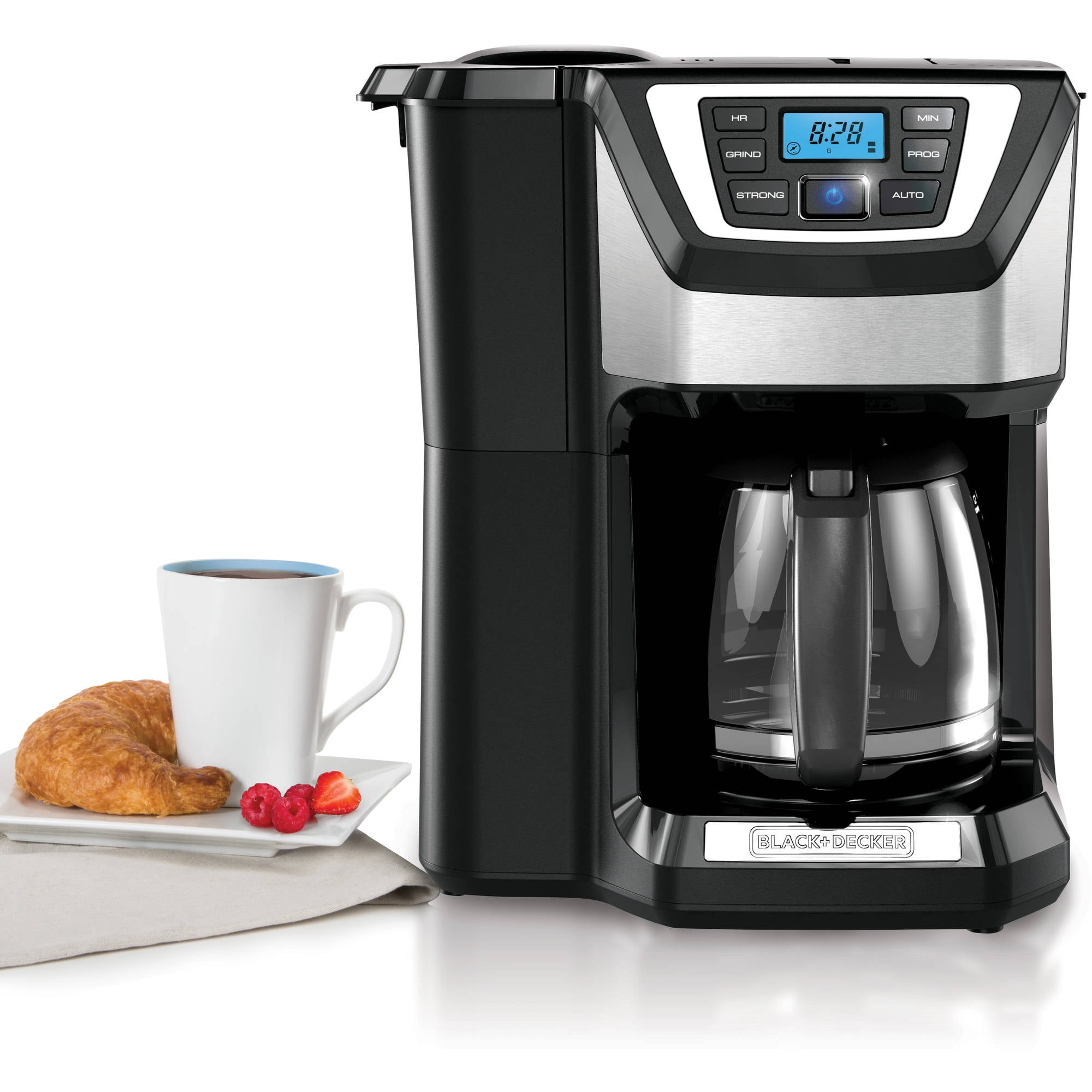 Uncategorized Black & Decker Kitchen Appliances blackdecker mill and brew 12 cup programmable coffee maker with grinder cm5000gd walmart com