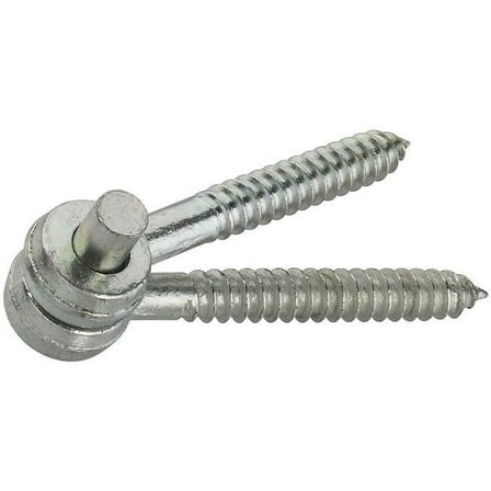 National Hardware  0.625 x 5 in. Screw Hook & Eye Hinges Zinc Plated