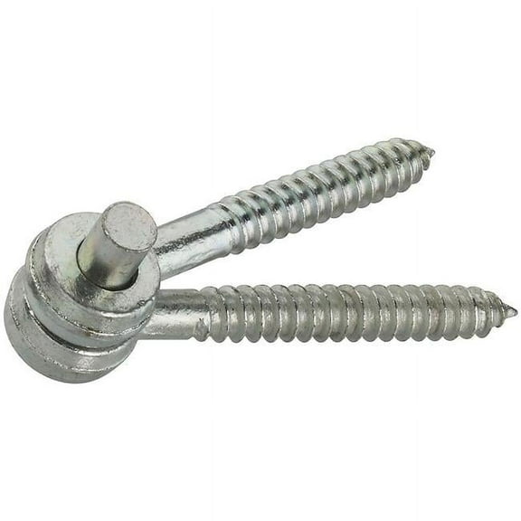National Hardware  0.625 x 5 in. Screw Hook & Eye Hinges Zinc Plated