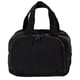 thumbnail image 1 of Injueey Bolsa de viaje para el cuidado personal con forro de PVC impermeable y moderna bolsa para guardar maquillaje. Almacenamiento y organización del hogar negro, 1 of 5