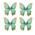 thumbnail image 2 of Set of 4 Pretty Butterfly Magnetic Stickers, Colorful Decor for Home, Fridge, and Office, Easy to Apply, Durable, Ideal Gift for Kids and Adults, 2 of 9