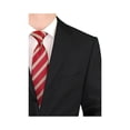 thumbnail image 2 of Mens Side Vent 2 Piece Black Classic Fit Suit Salvatore, 2 of 4