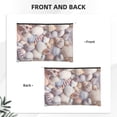 thumbnail image 2 of Susaid Sea Shells Print Makeup Mini Bags for Women Multi Color Cosmetics Bag Travel Toiletry Bag Pencil Pouch Blank Makeup Bags with Zipper, 2 of 7