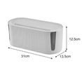 thumbnail image 3 of Cable Management Box Storage Box Desktop Wire and Cable Organizer Box, 3 of 7