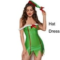 thumbnail image 1 of QueenLine Christmas Cosplay Mrs Santa Claus Lingerie Series Elk Cloak Rope Sexy Pajamas Red Dress (03, OneSize), 1 of 31