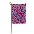 thumbnail image 1 of POGLIP Pink Colorful Leopard Spots Yellow Pattern Panther Garden Flag Decorative Flag House Banner 12x18 inch, 1 of 1