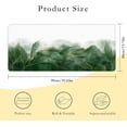 thumbnail image 3 of Marble Texture Gaming Mouse Pad,Emerald Leaves Desk Mat,XXL Extended Mouse Pad Mat for Office,Computer,Keyboard with Non-Slip Base Stitched Eges Mousepad 35.4''''×15.7'''', 3 of 6