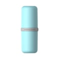 thumbnail image 1 of Juego de tazas de viaje Moyic organizador portátil para cepillos de dientes Almacenamiento y organización del hogar Azul, 1 of 6