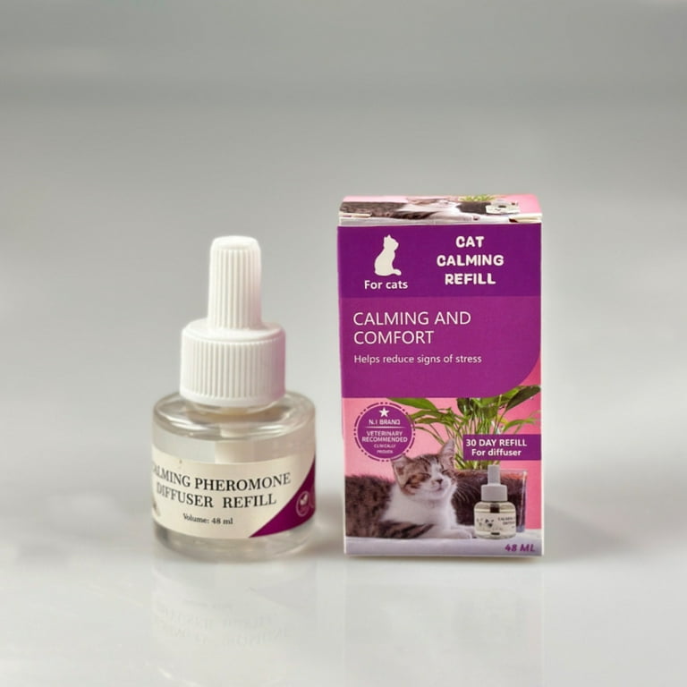 Miarhb 48ml Cat Pheromones Prevent Cats From Scratching and Urinating. Cat Pheromones Anti Stress Emotional Soothing Agent for Cats. Cat Litter Box