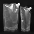 thumbnail image 6 of Zcyifa 7pcs 500/1000ml Plastic Drink Spout Pouch for Beverage Storage, 6 of 10