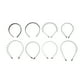 thumbnail image 1 of FELTECHELECTR 8 diademas onduladas creativas para hombre, diadema de resorte de metal a la moda, accesorios para el cabello para hombre., 1 of 7