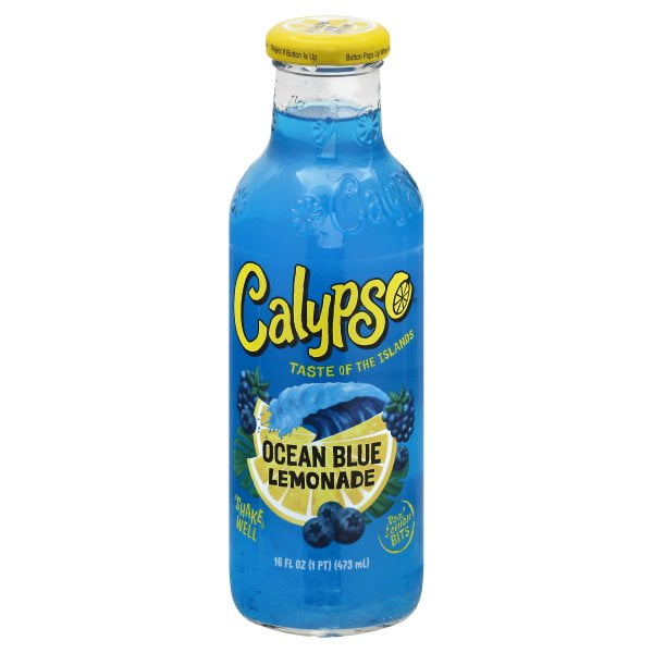 Calypso Ocean Blue Lemonade 12 Pack, 16 oz Bottles - Walmart.com ...